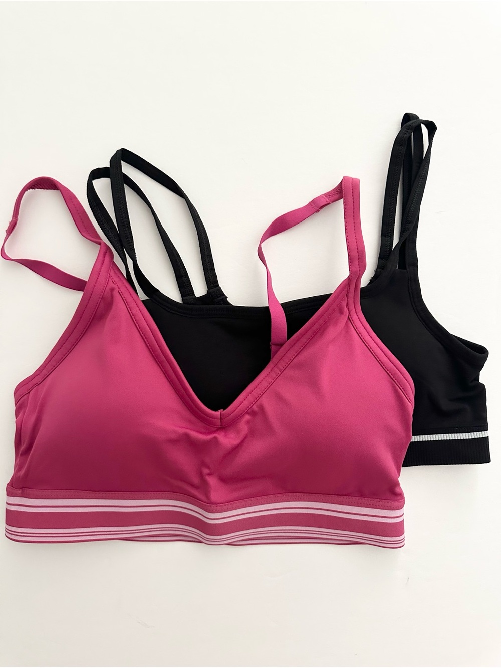 Gymshark S Contrast Seamless & Retro Sports Bra Set